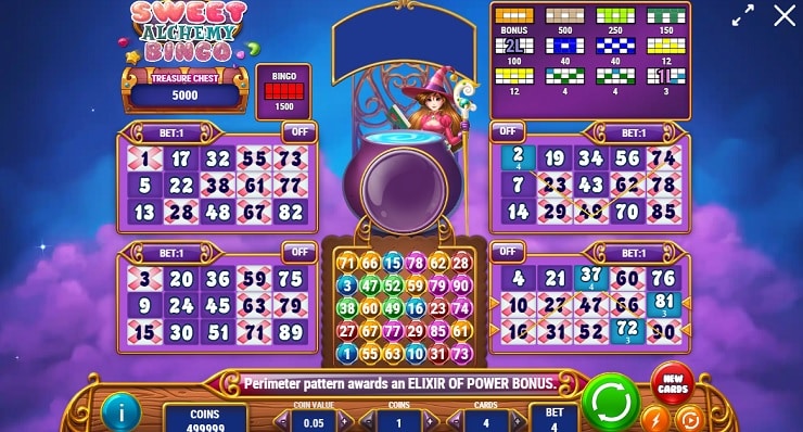 Sweet Alchemy Bingo Slot