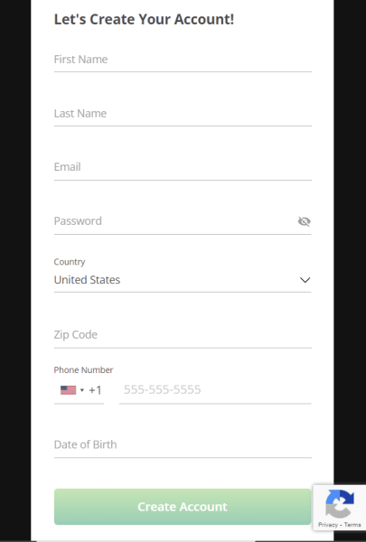 Wild Casino - Best Oregon Casino App Sign Up Page