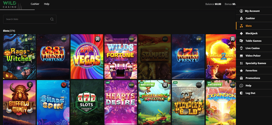Wild Casino Slot Games