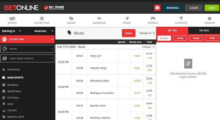 betonline boxing betting