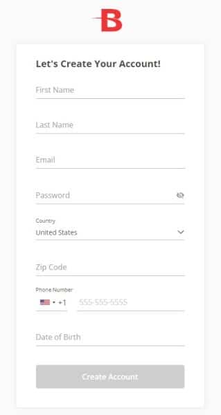 BetOnline Join Page