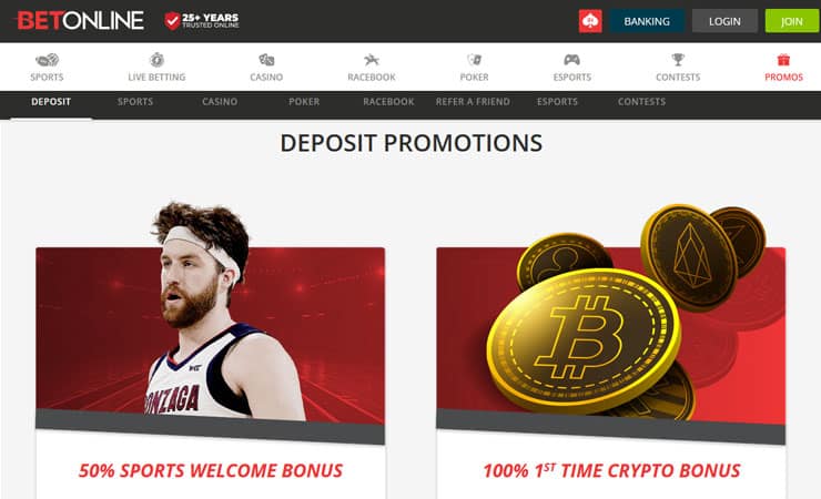 BetOnline Bonuses