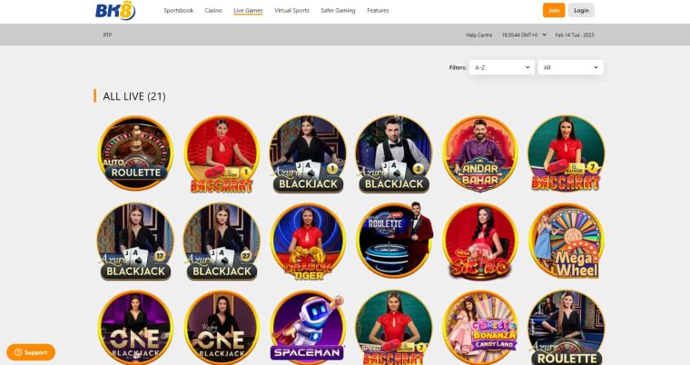 evolution gaming casino - bk8
