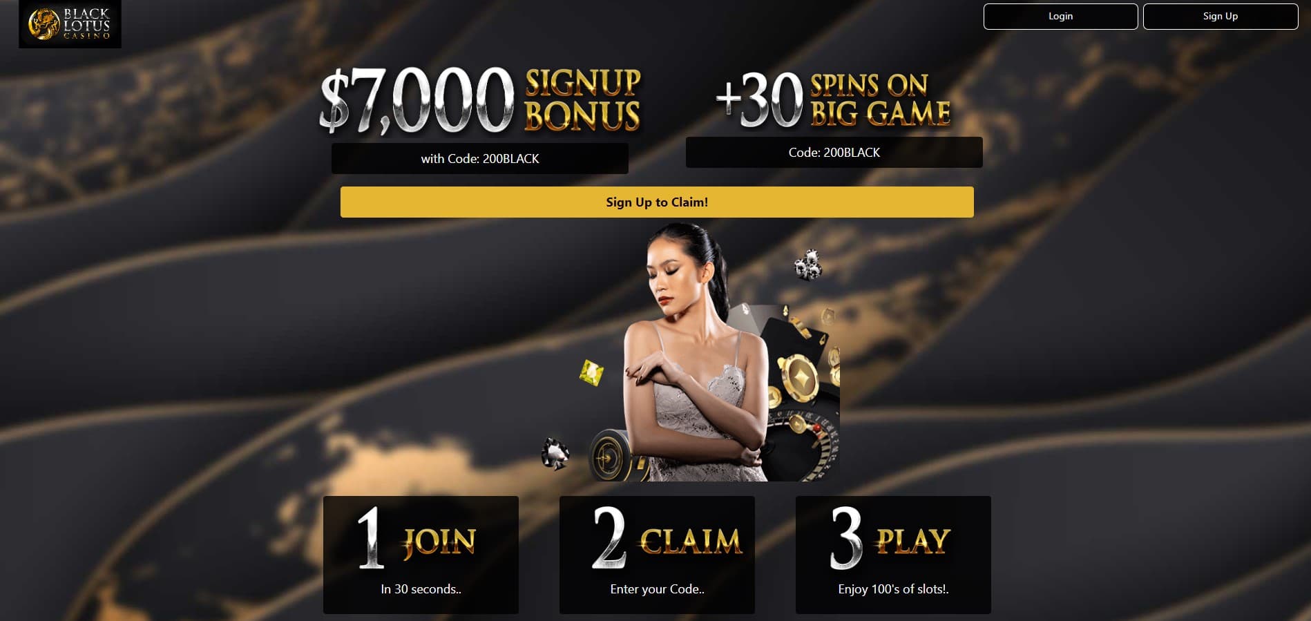 black lotus bonus code