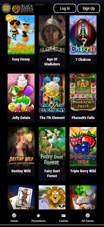 black lotus mobile casino