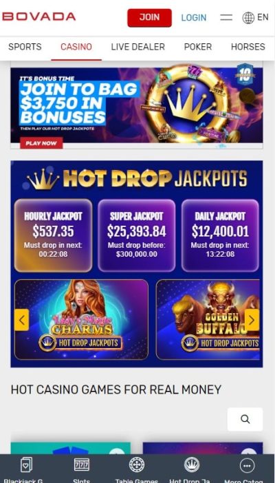 bovada mobile casino
