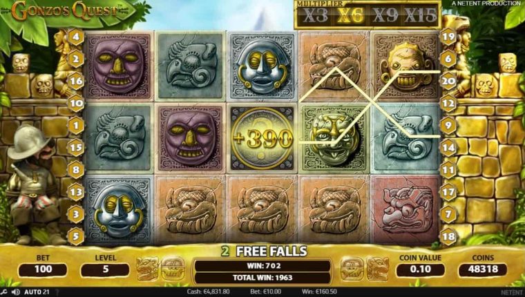 Evolution gaming slots - gonzos quest