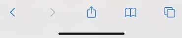 iPhone Safari Menu