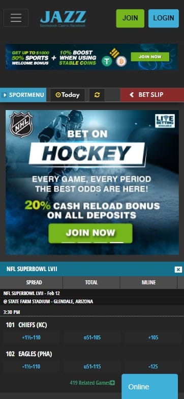 jazzsports betting app