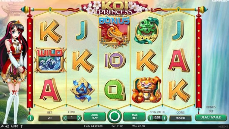 Evolution gaming slots - koi princess