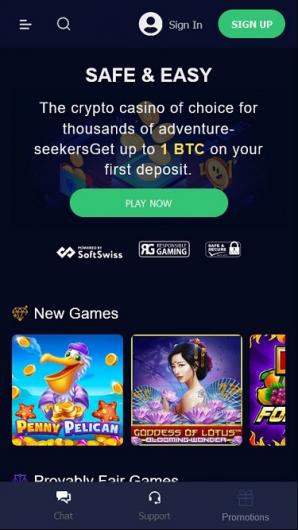 mBitCasino mobile
