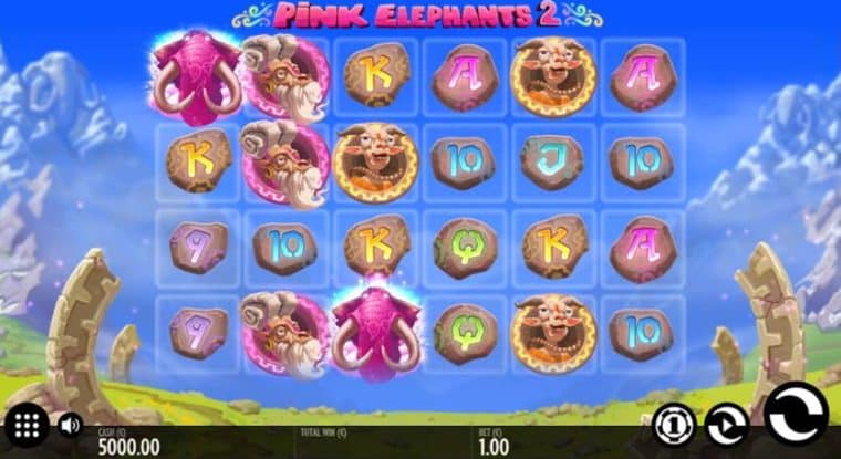 Thunderkick slot - pink elephants 2