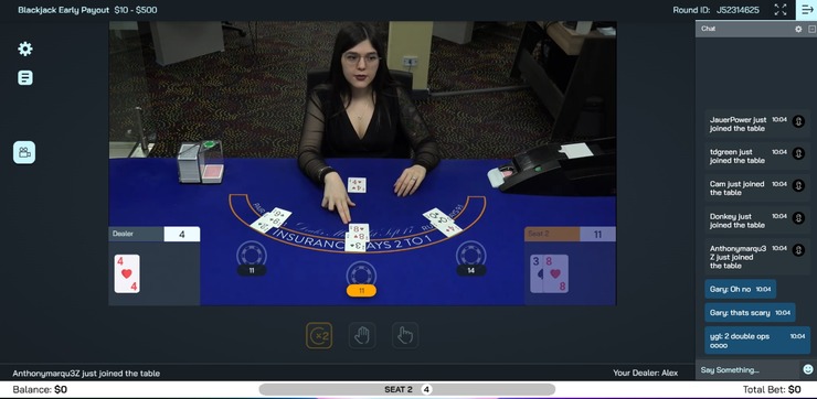 Live Casino at Red Dog Casino