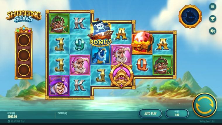 Thunderkick slot - Shifting seas