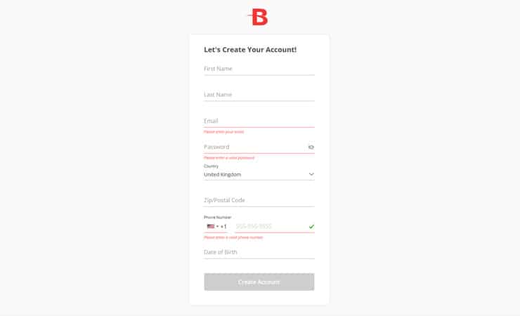BetOnline Registration