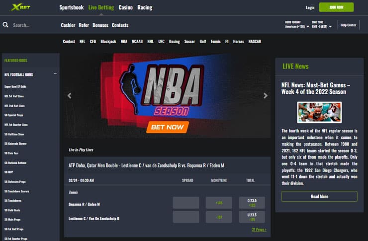 XBet Live Betting