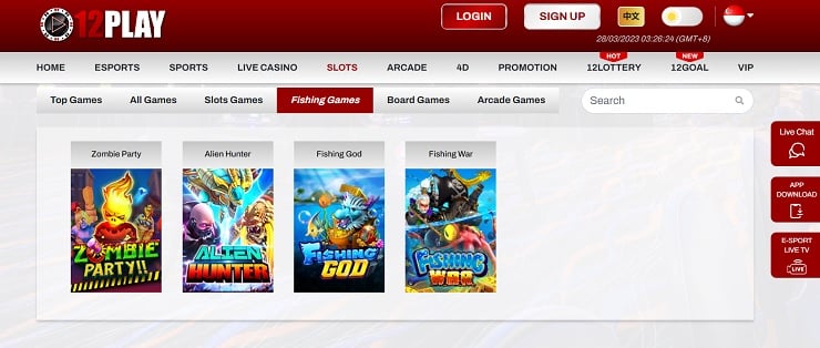 12Play Casino Fish Game Gambling