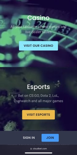 Cloudbet casino