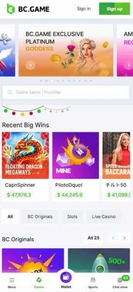 BC Game West Virginia Casino App