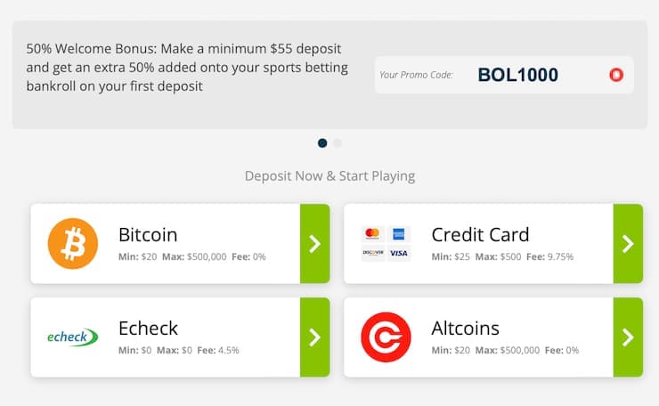 BetOnline Cashier