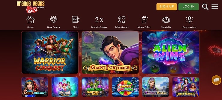 Grande Vegas Casino games