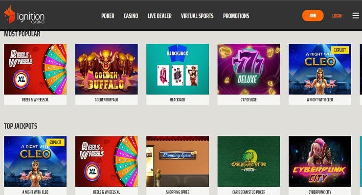 Ignition casino