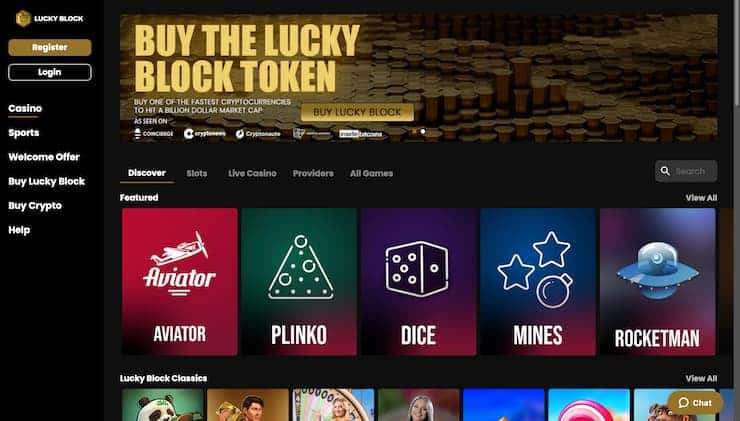 Lucky Block Neteller Casino