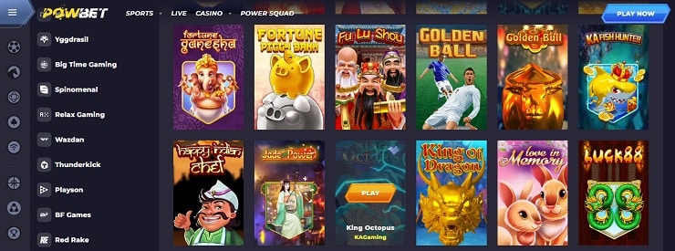 PowBet Casino Fish Game Gambling