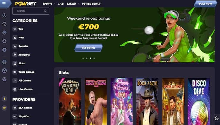 Powbet Mastercard Casino