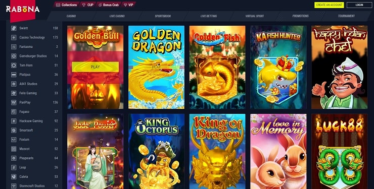 Rabona Casino Fish Game Gambling