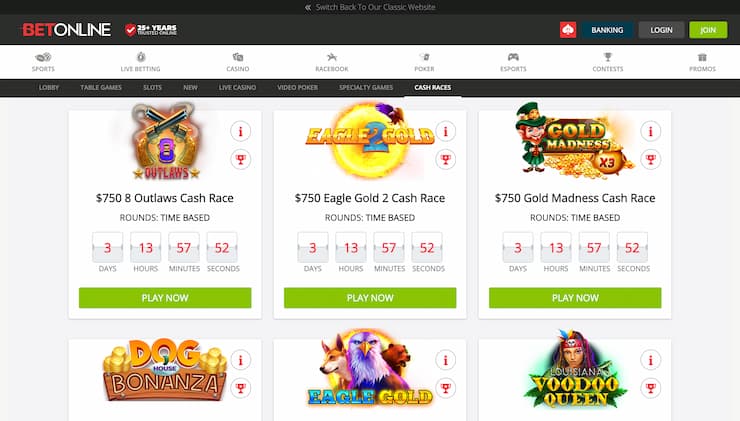 BetOnline No Deposit Casino