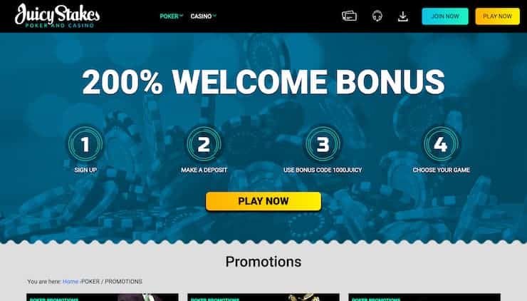 Juicy Stakes Texas Holdem Online Casino