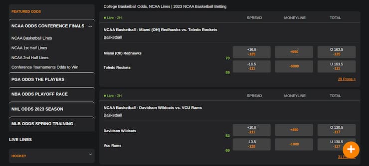MyBookie Elite Eight online gambling