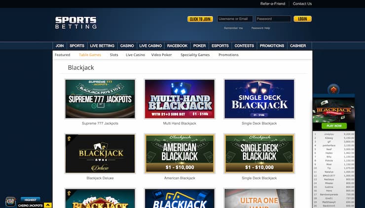 SportsBetting Pai Gow Poker Casino