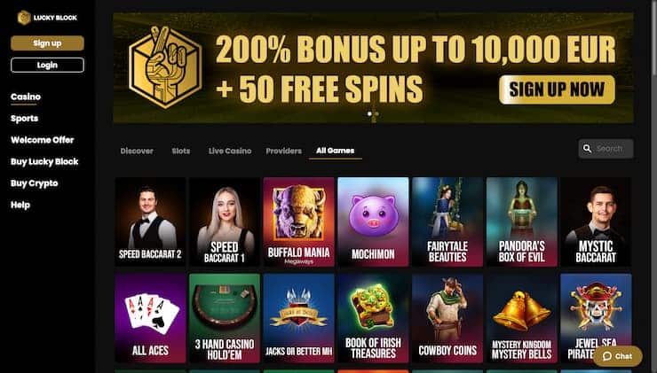 Lucky Block Pai Gow Poker Casino