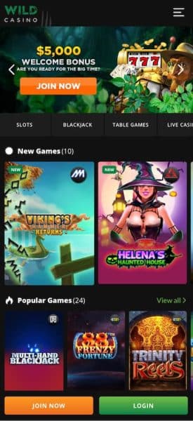 Wild Casino Idaho Casino App