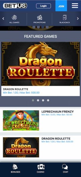 BetUS Idaho Casino App