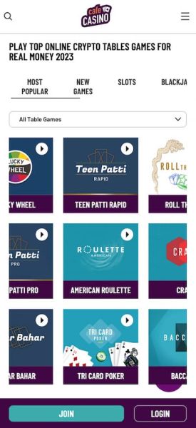Cafe Casino Idaho Casino App