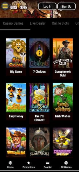 Lucky Creek Idaho Casino App