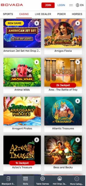 Bovada Utah Casino App
