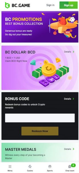 BC Game Utah Casino App