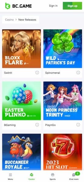 BC Game Vermont Casino App