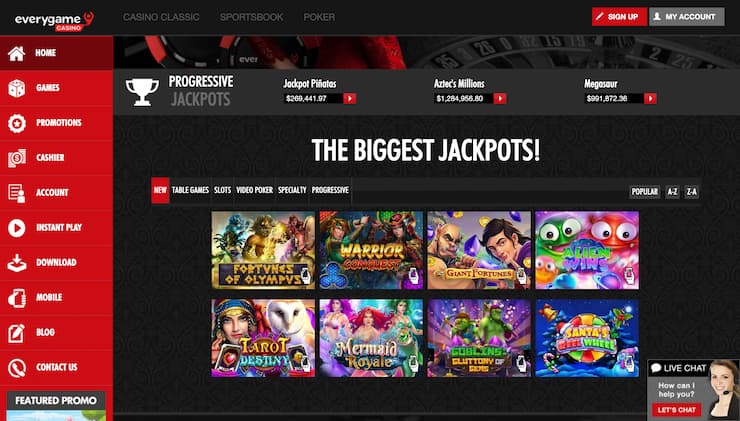 Everygame Prepaid Card Online Casino
