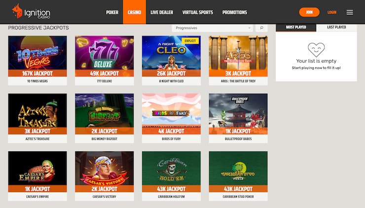 Ignition Prepaid Card Online Casino
