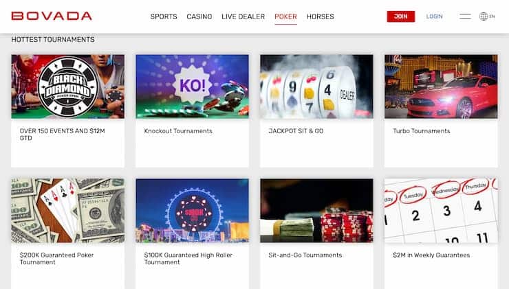 Bovada Delaware Online Poker Casino