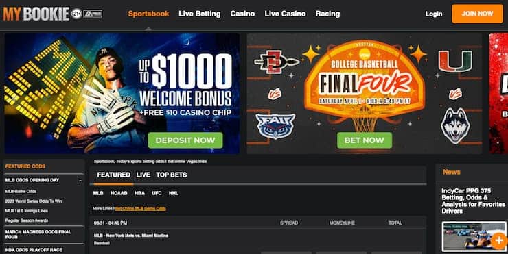 mybookie baseball betting MLB