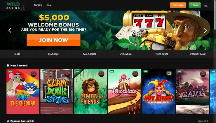 Wild Casino Gift Card Casino