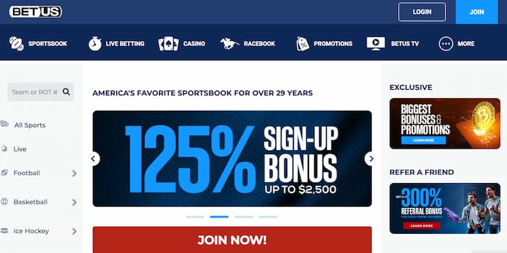 betus live betting