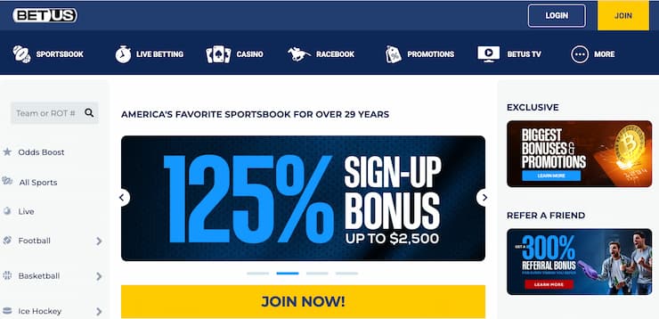 betus parlay betting