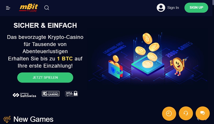 mbit tablet online casino